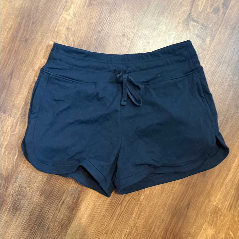 Zyia Black Athletic Drawstring Shorts